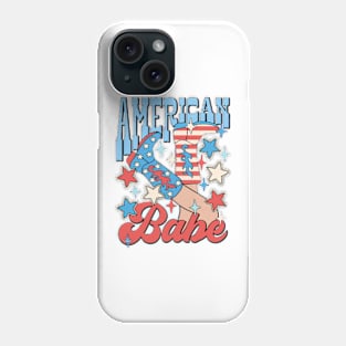 American Girl Babe, Cowboy Boots, 4th In July Phone Case