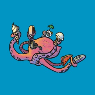 Beachin Summer Octopus T-Shirt