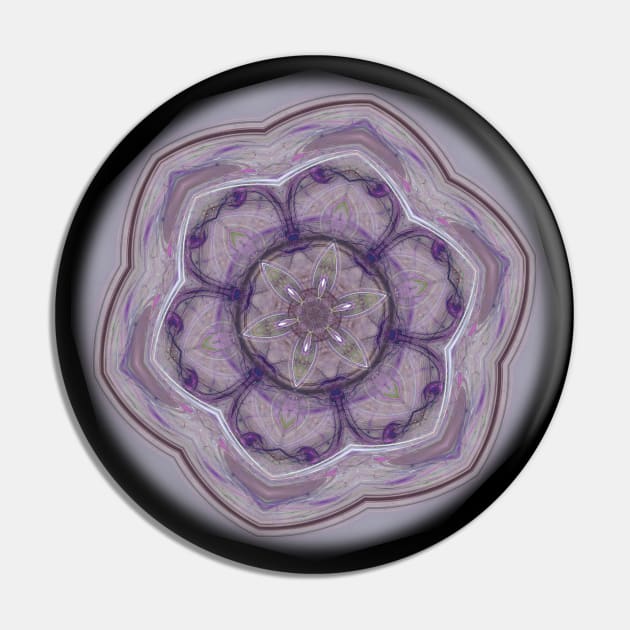 Fractal kaleidoscope flower in purple Pin by hereswendy