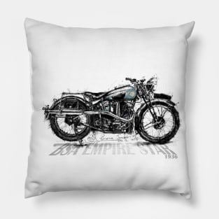 BSA Empire Star 1936 Sketch Pillow