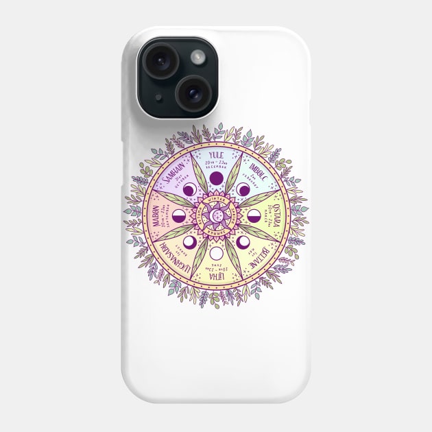 Wheel of the Year Phone Case by sombrasblancas