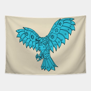 eaglebot blue Tapestry