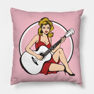 Pinup Girl Pillow