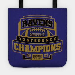 Ravens AFC Champs 2023 Tote
