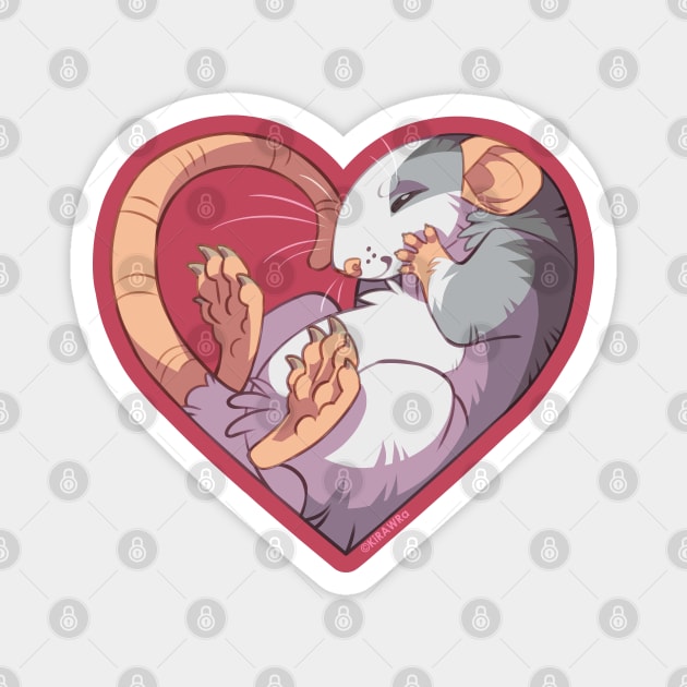 Heart Rat: Roan Magnet by KiRAWRa