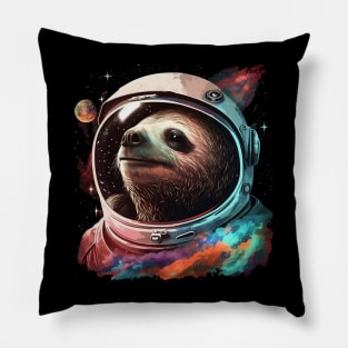 space sloth Pillow