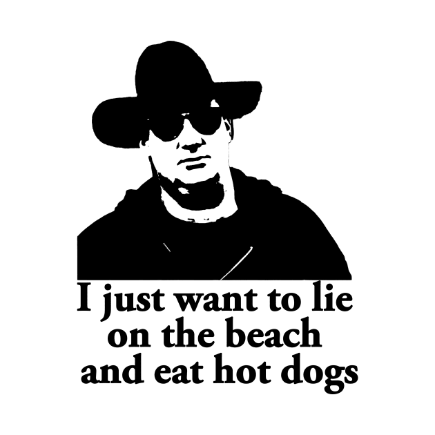 Kevin Malone The Office Funny Quote Hot Dogs BEach by daviujin