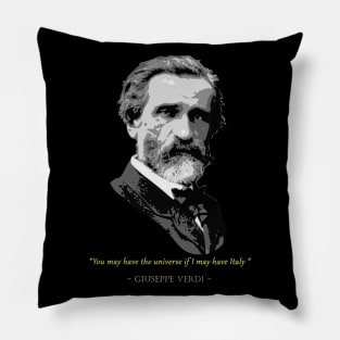 Giuseppe Verdi Quote Pillow