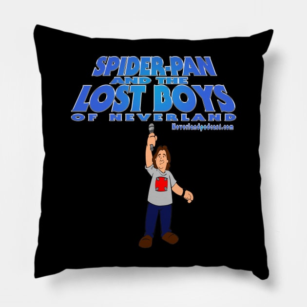 Spider-Pan and the Lost Boys of Neverland Pillow by SpiderPan