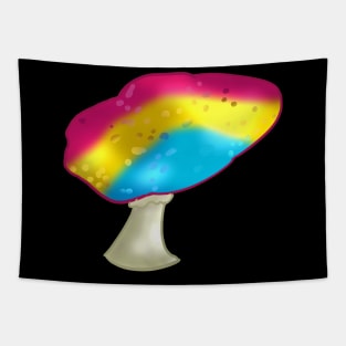 Pansexual LGBTQ Pride Mushroom Tapestry