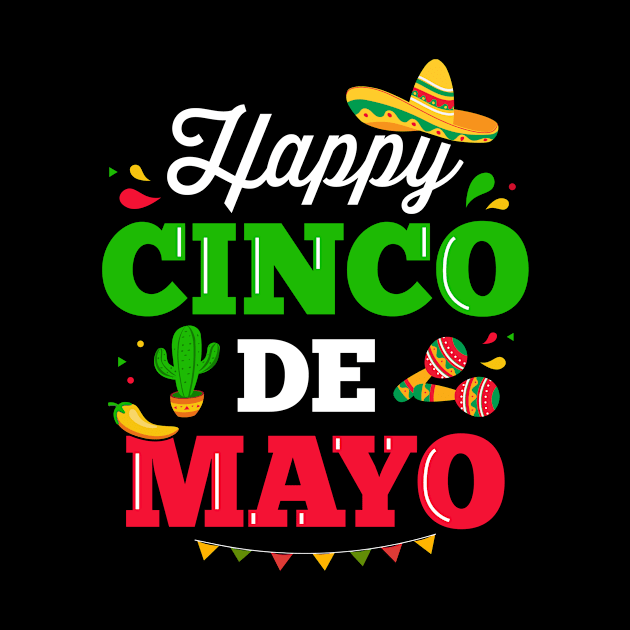 Happy Cinco de Mayo for mexican fiesta costume by Designzz