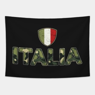 Camo Italian Pride Italia Tapestry