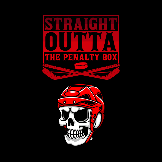 Straight outta the penalty box skull by Laakiiart