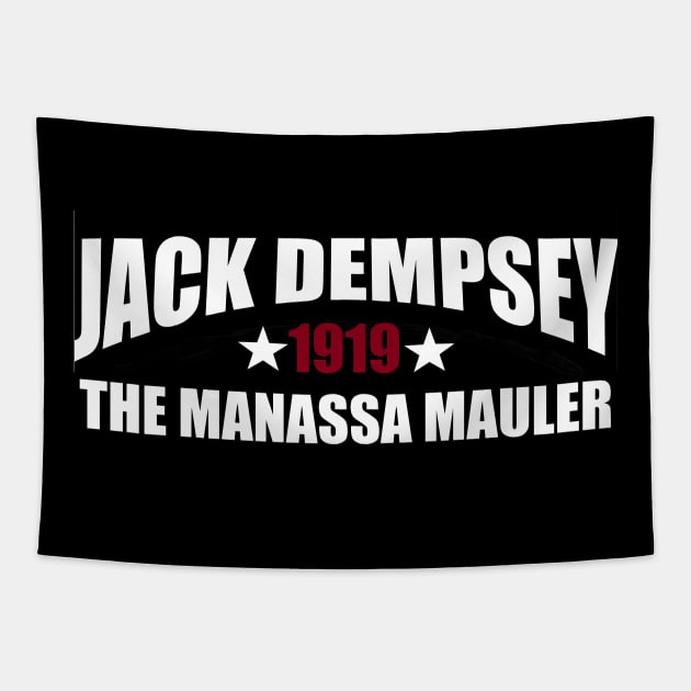 Jack Dempsey - The Manassa Mauler Tapestry by MattyO