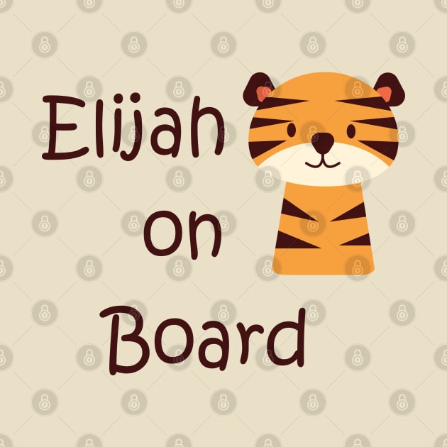 Elijah on board sticker by IDesign23