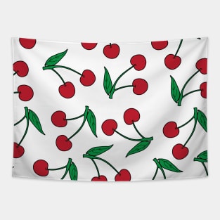 Cherries pattern Tapestry