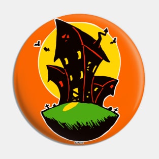 Vintage Haunted House Pin