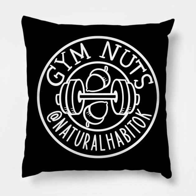 Gym Nuts Pillow by naturalhabitatshorts