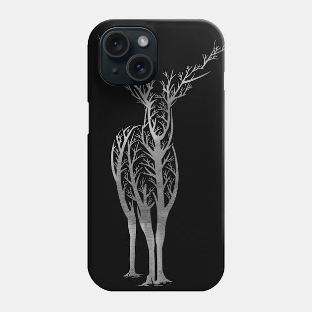 Forest Deer Phone Case by MisfitInVisual