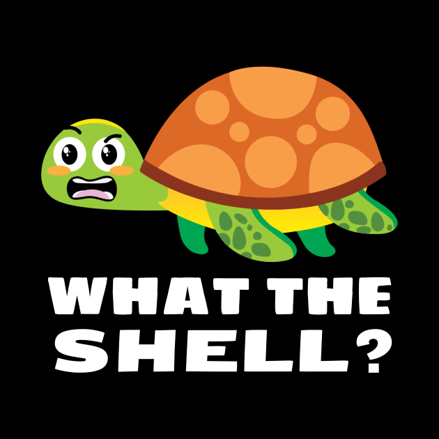 What the Shell? - Turtle Pun by Allthingspunny