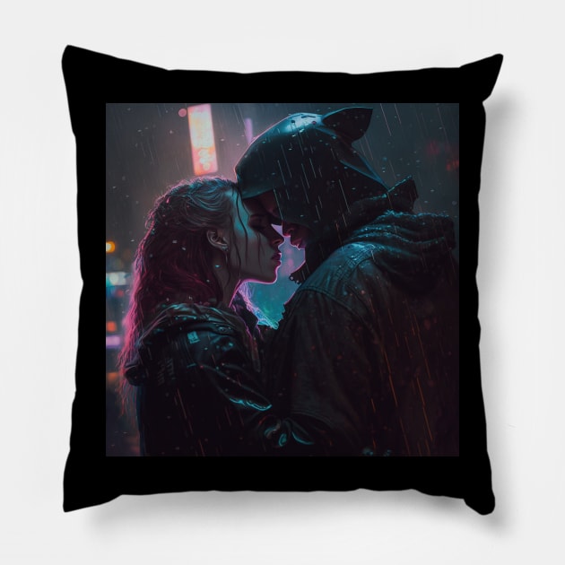 the kiss Pillow by rocknerd