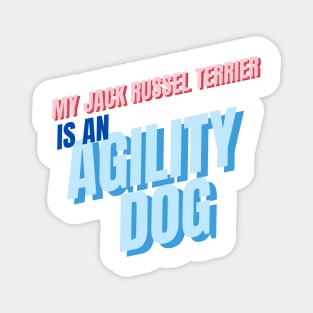 My jack russel terrier is an agility dog Magnet