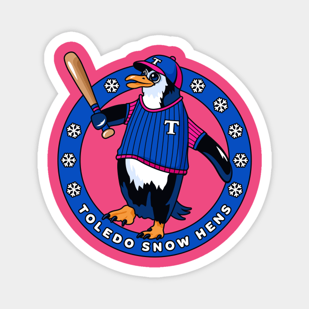 Toledo Snow Hens Magnet by Hey Riddle Riddle