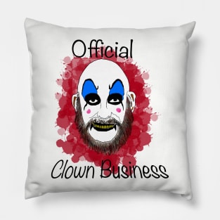 Official clown business Pillow