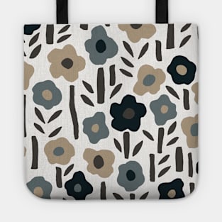 Simple Flowers Pattern Tote