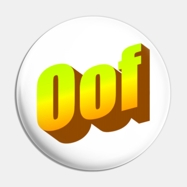 Roblox Oof Roblox Pin Teepublic Uk - word fonts for roblox