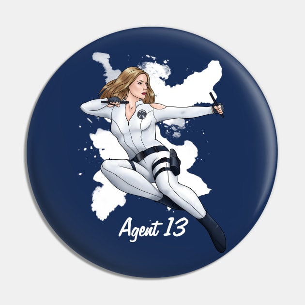 Agent 13 Sharon Carter Pin by ZionAngel