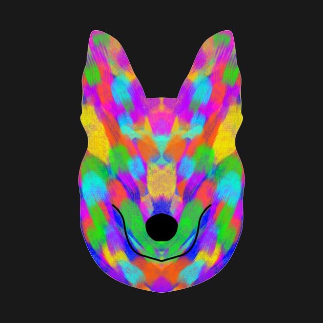 Dogface colorful by Ginstore