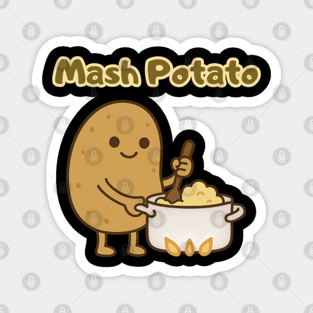 Mash Potato Magnet by Stylecombinator
