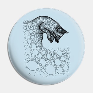 Jumping fox Pin