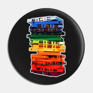 Rainbow tapes Pin