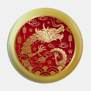 Chinese New Year 2024 - Year Of The Dragon 2024 Pin