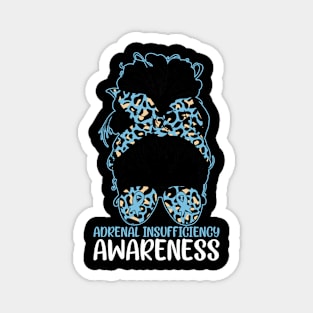 Messy Bun Infantile Adrenal Insufficiency Awareness Magnet