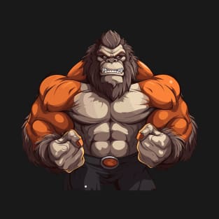 Bodybuilder Gorilla T-Shirt