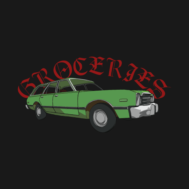 Groceries - Gangster Station Wagon by RyanJGillDesigns