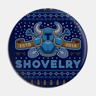 Shovelry Ugly Sweater Pin