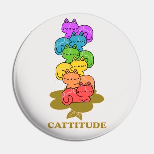 Cattitude Pin