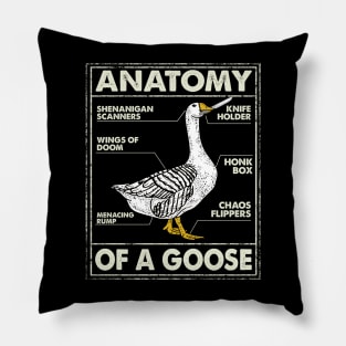 Anatomy Of A Goose Funny Nurse Gift Pillow