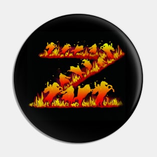 The Mark of Zorro on Fire Pin