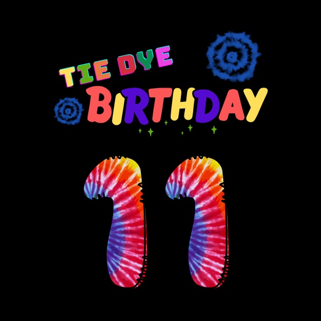 11 years old Tie dye Birthday by Yenz4289