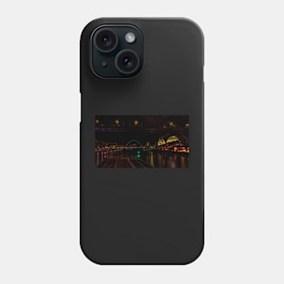 Newcastle-Gateshead Quaysides At Night Phone Case