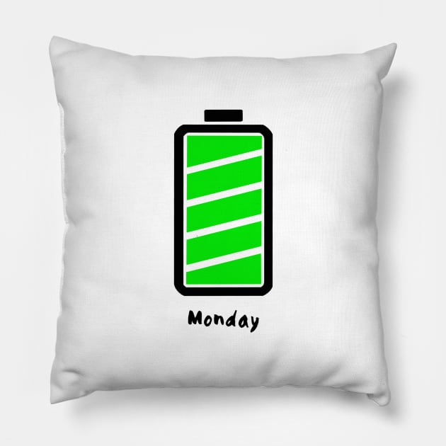 Monday mood Pillow by pepques