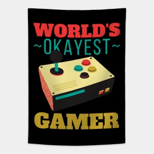World's Okayest Gamer Tapestry