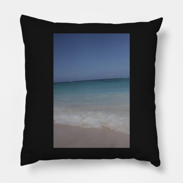 Caribbean Sea Pillow by Wenby-Weaselbee