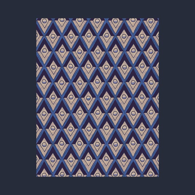 Blue Mosaic Tiles by Obstinate and Literate