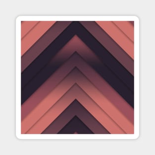 Geometric Chevrons Pattern Magnet